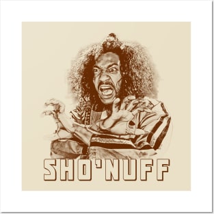 Sho'Nuff - retro vintage sketches Posters and Art